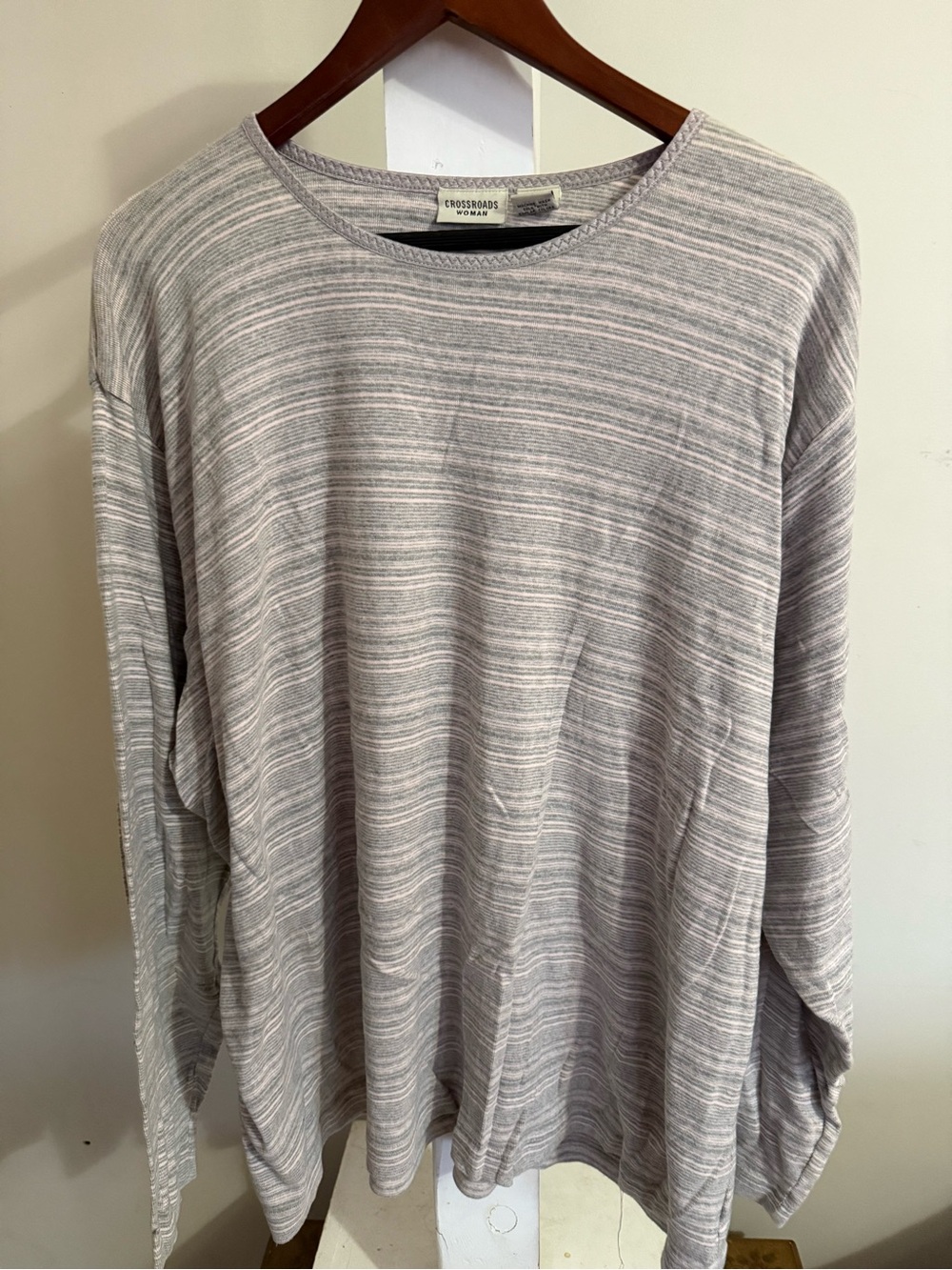 Crossroads Women Long Sleeve Tee